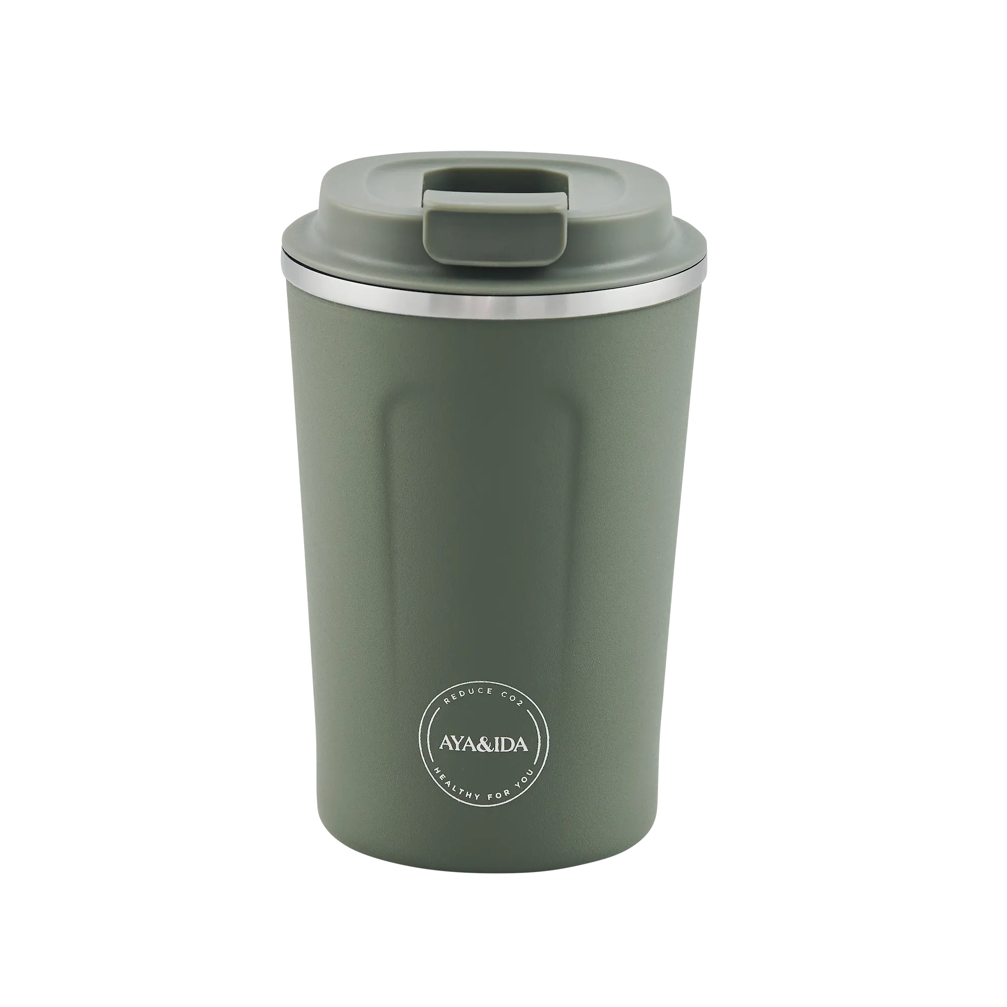 AYA&IDA Cup2Go tropical green 380 ml skovgrøn