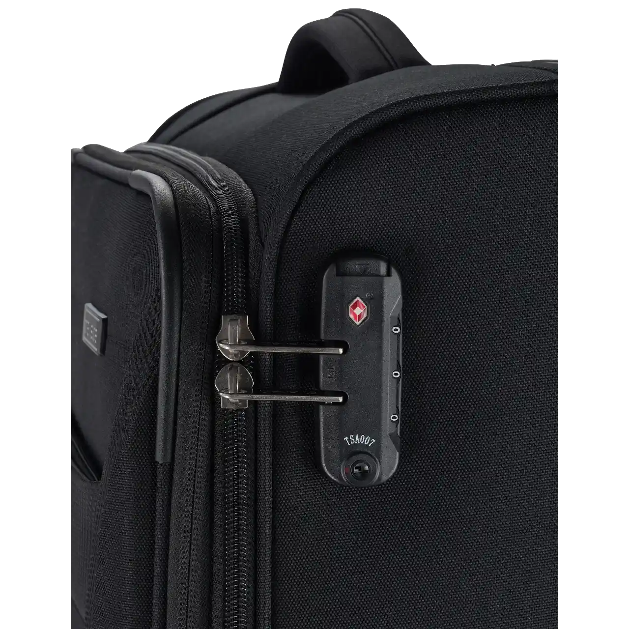 travelite Chios Stor sort kuffert, lås