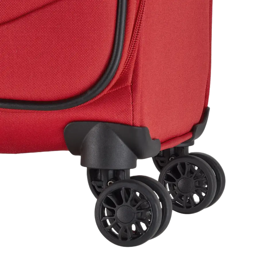 travelite chios stor rød kuffert, hjul I TheTraveller