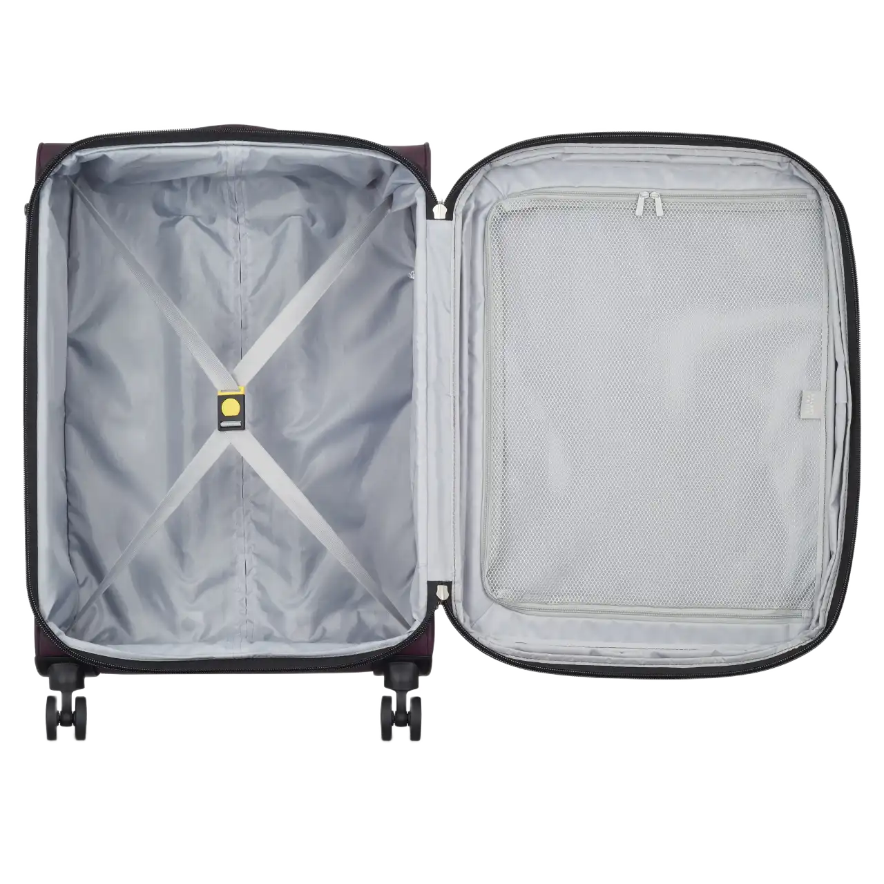 Delsey Dita 69 cm kuffert åben, purple I TheTraveller