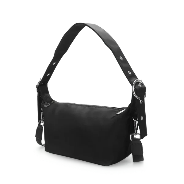 Sort skuldertaske/crossbody Pippi fra SILFEN