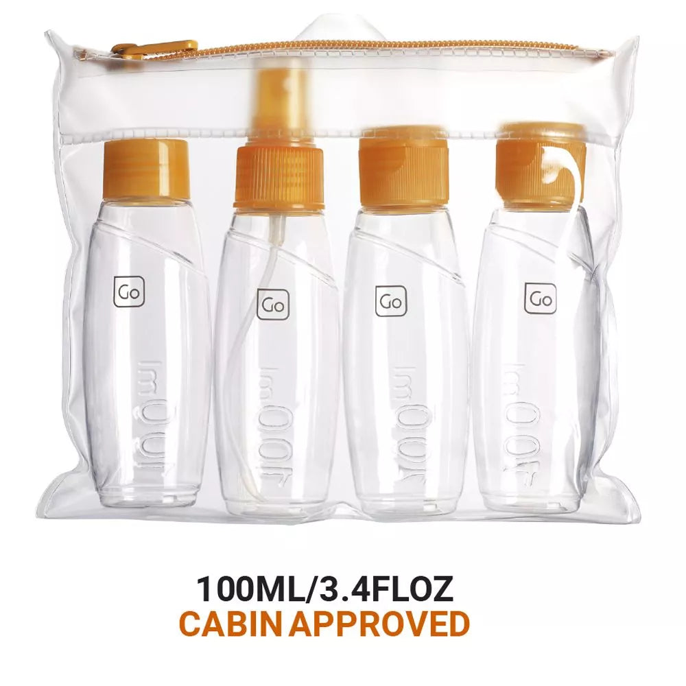 Go Travel rejseflasker orange