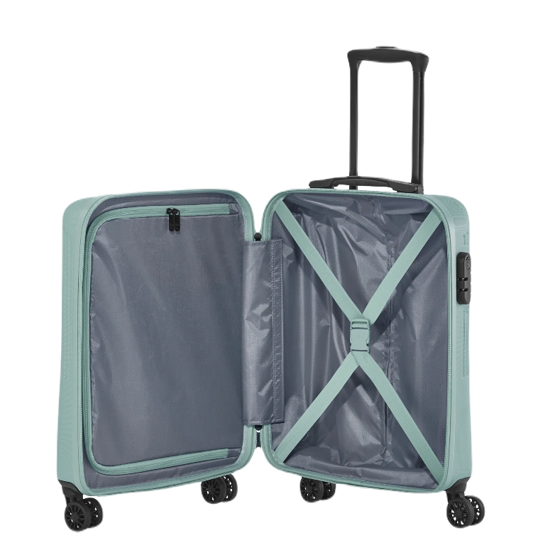 travelite Bali kabinekuffert -mint, åben