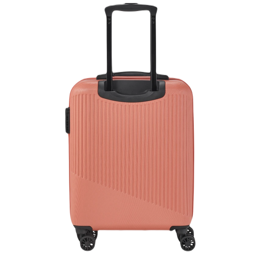 Bali kabinekuffert koralrød, bagfra