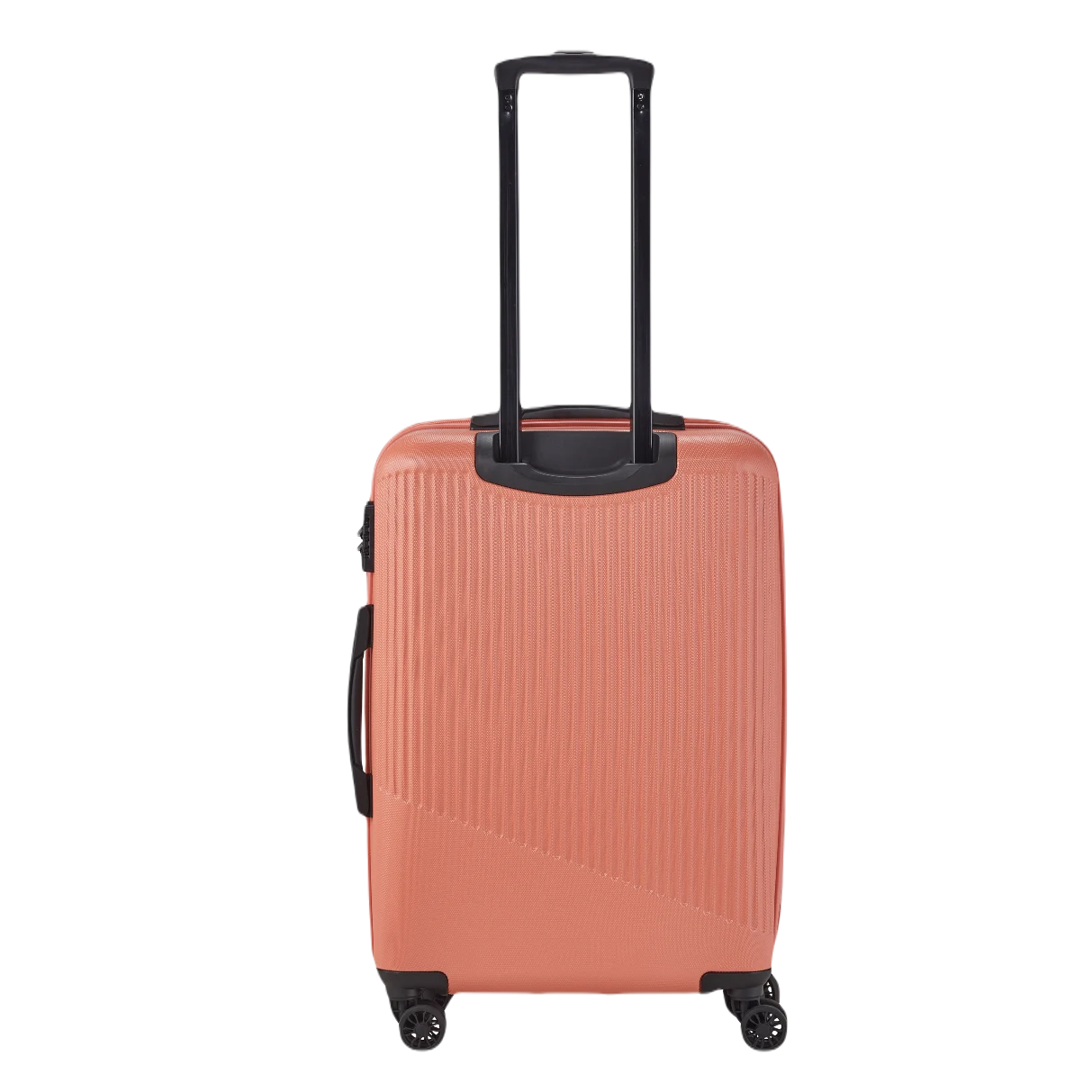 travelite bali medium kuffert koralrød, bagfra