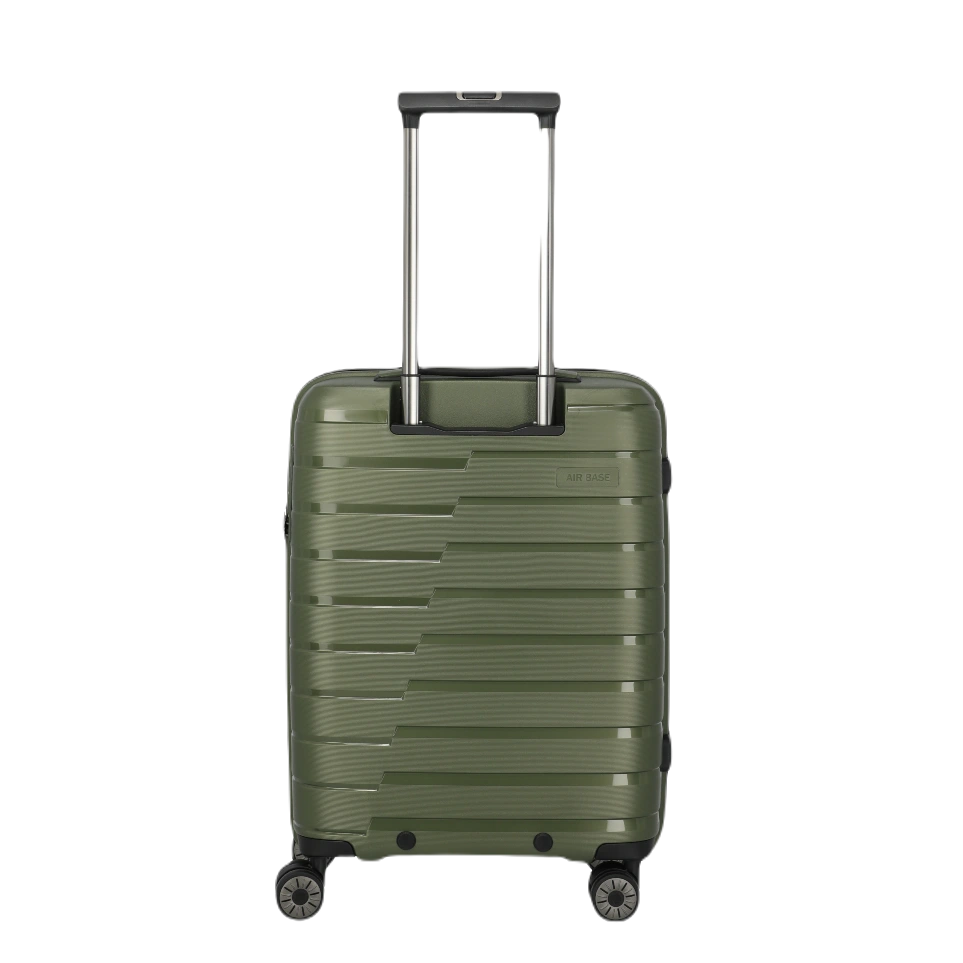Travelite AirBase Olivengøn kabinekuffert, bagfra
