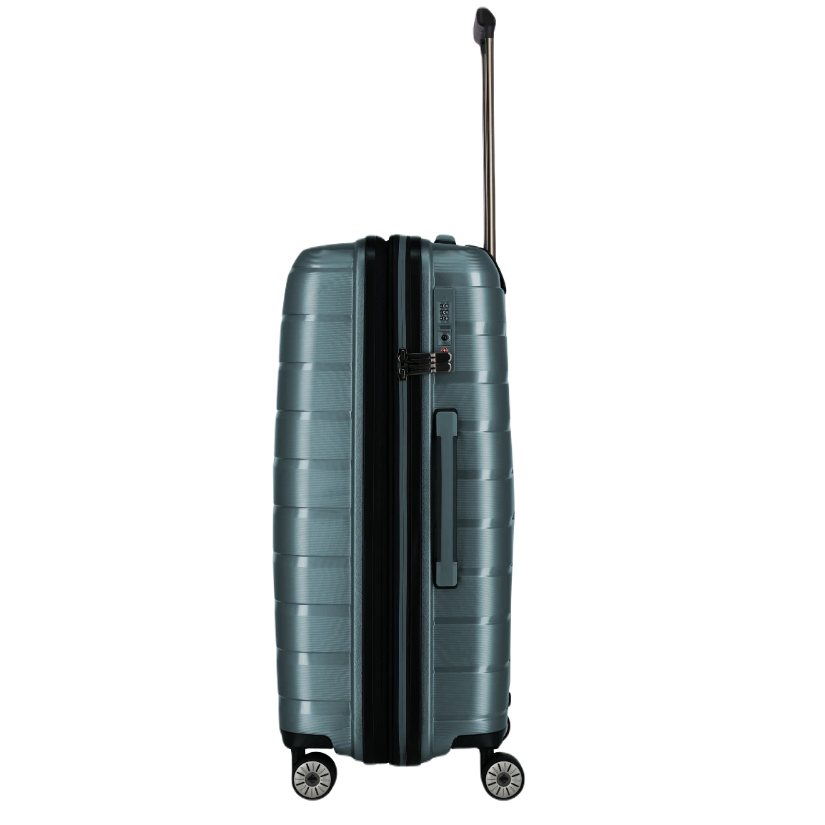 Travelite Air Base Medium Kuffert - Ice Blue, fra siden