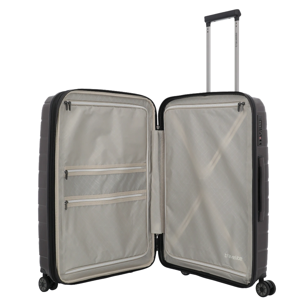 Travelite Air Base Medium kuffert Coffee, åben