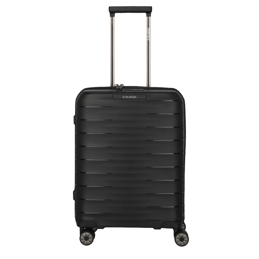travelite mooby kabinekuffert, sort, forfra