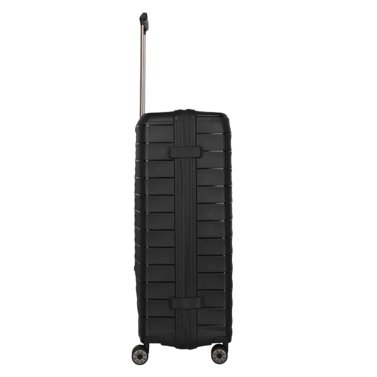 travelite Mooby stor sort kuffert, fra siden