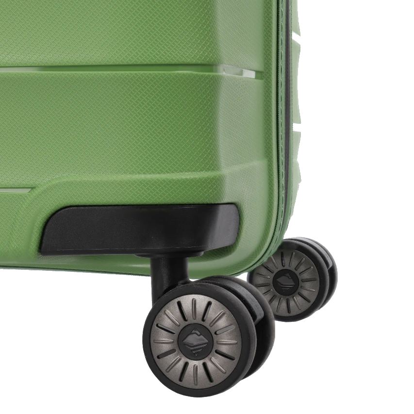 travelite Mooby stor grøn kuffert, hjul