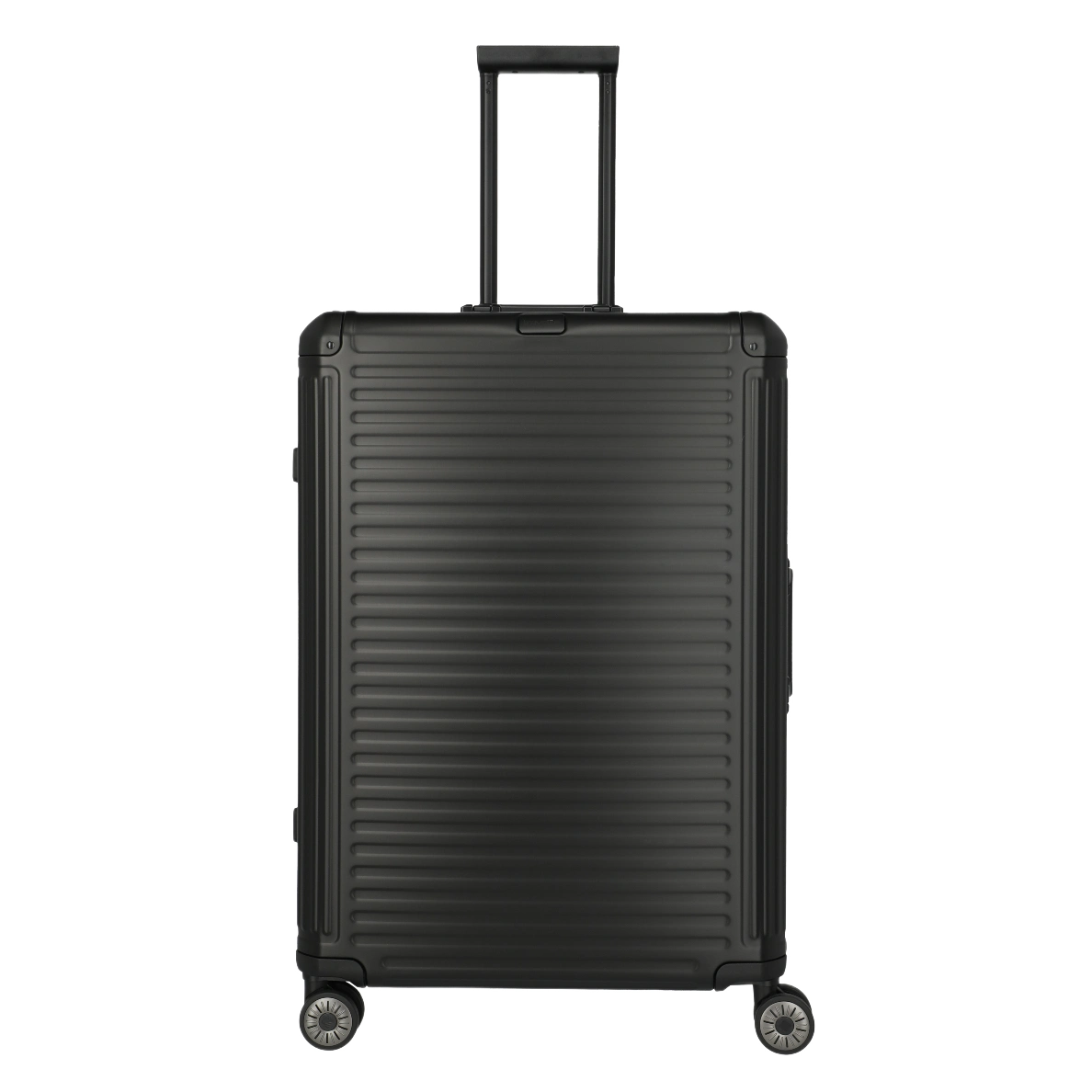 travelite next 2.0 stor aluminium kuffert, sort