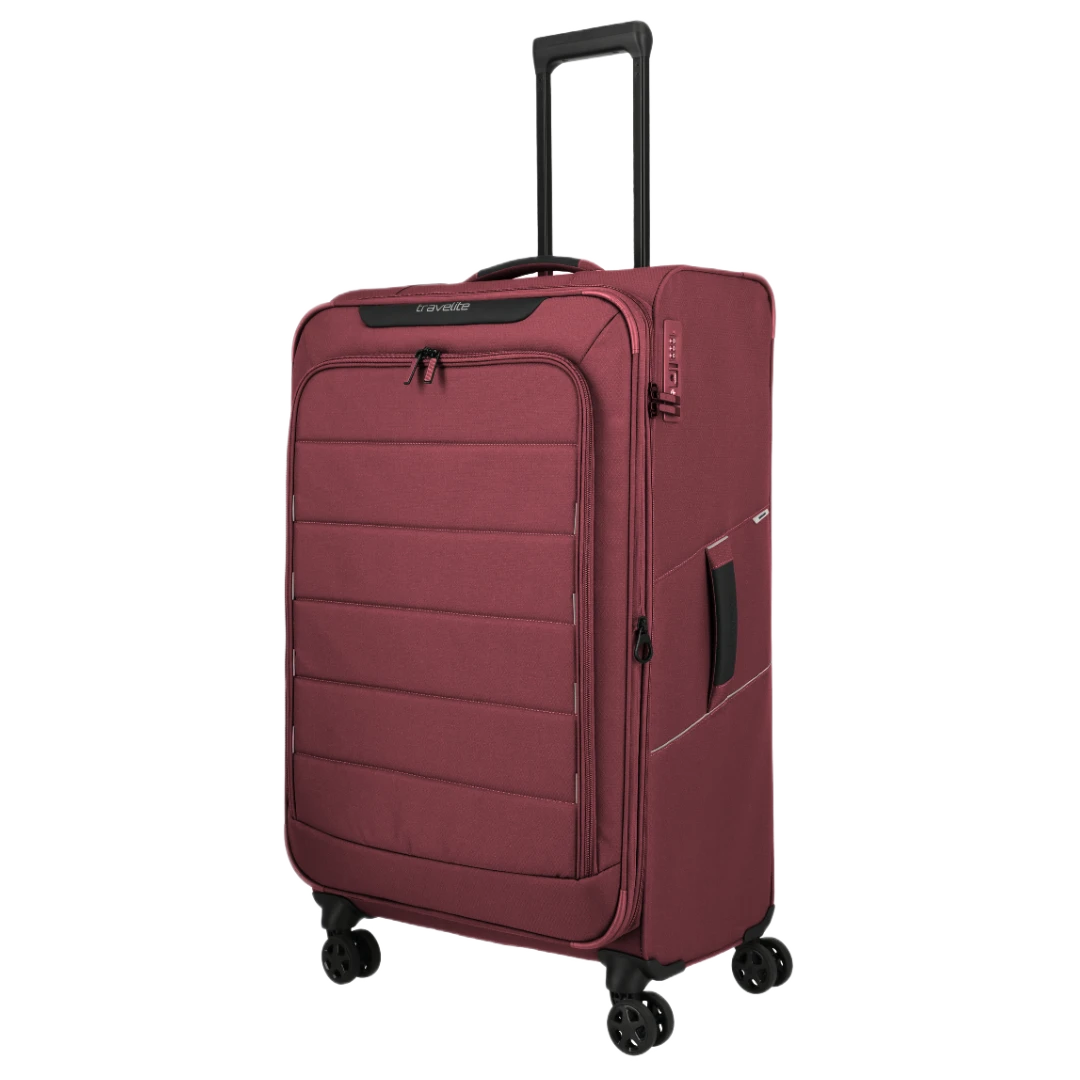travelite skaii stor rød kuffert