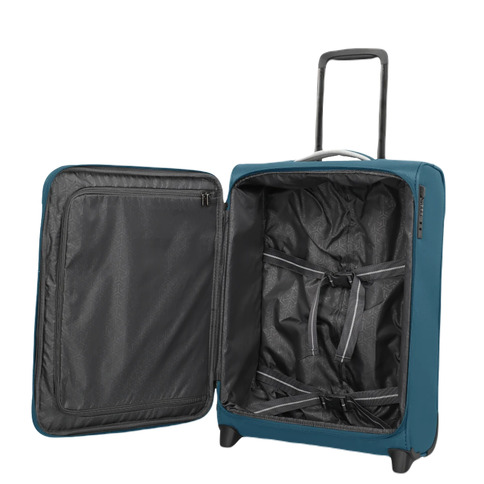 travelite jetpack multilight 2cabin, petrol, åben