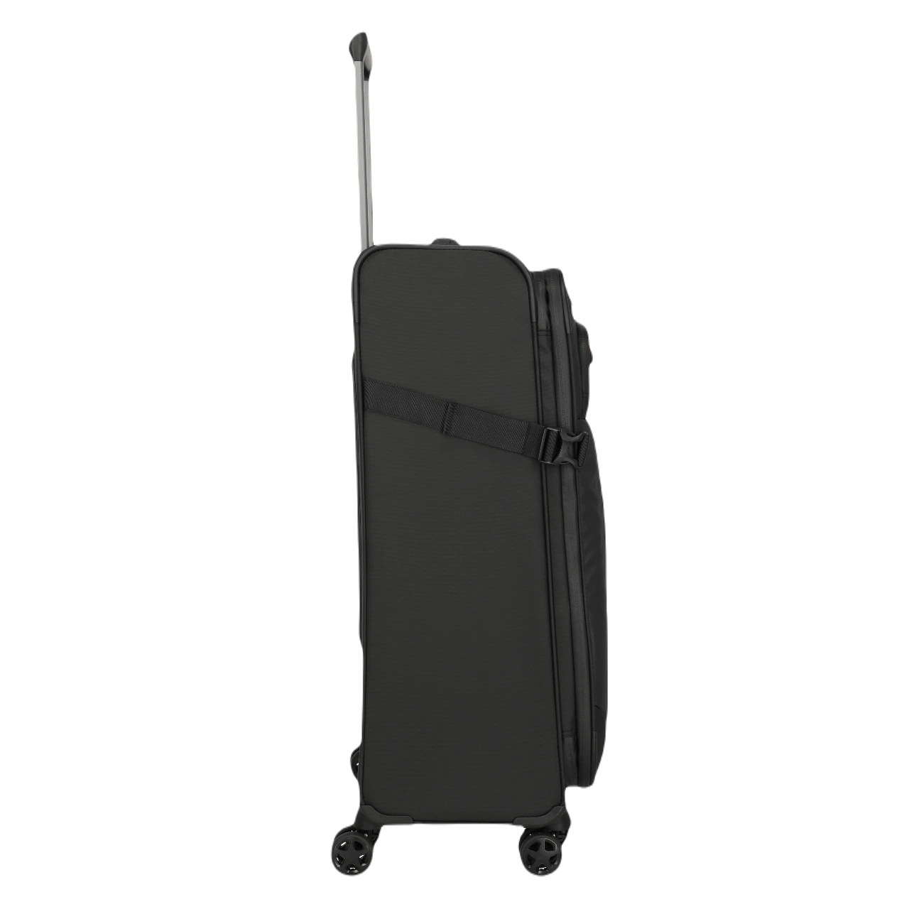 travelite briize stor sort kuffert, fra siden