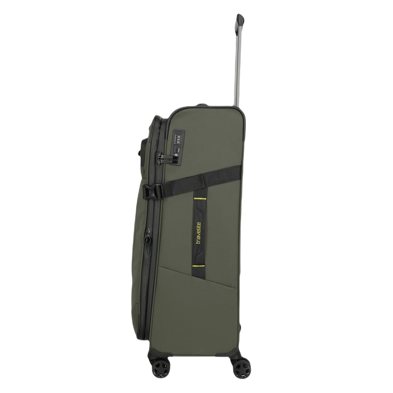 travelite briize stor kuffert khaki, fra siden