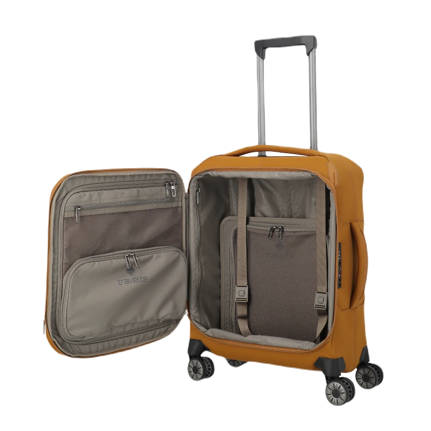 travelite Priima Kabinekuffert, Curry, åben