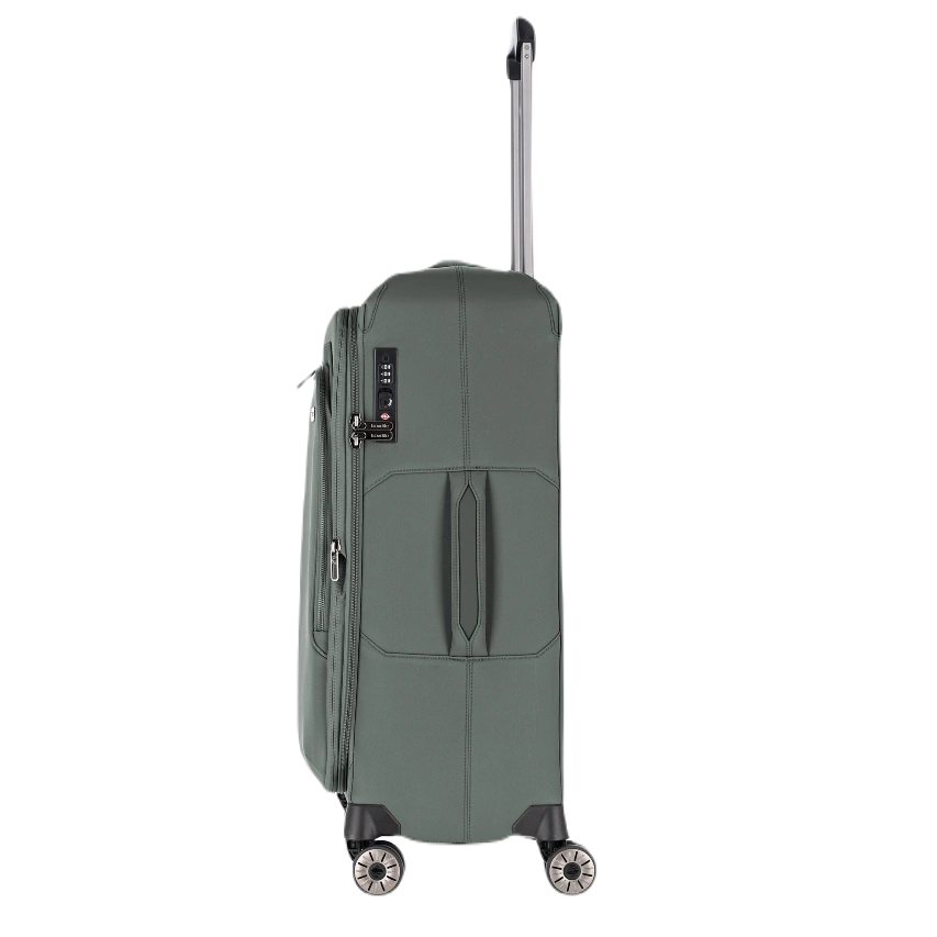 Travelite Priima Medium Kuffert Olivengrøn, fra siden