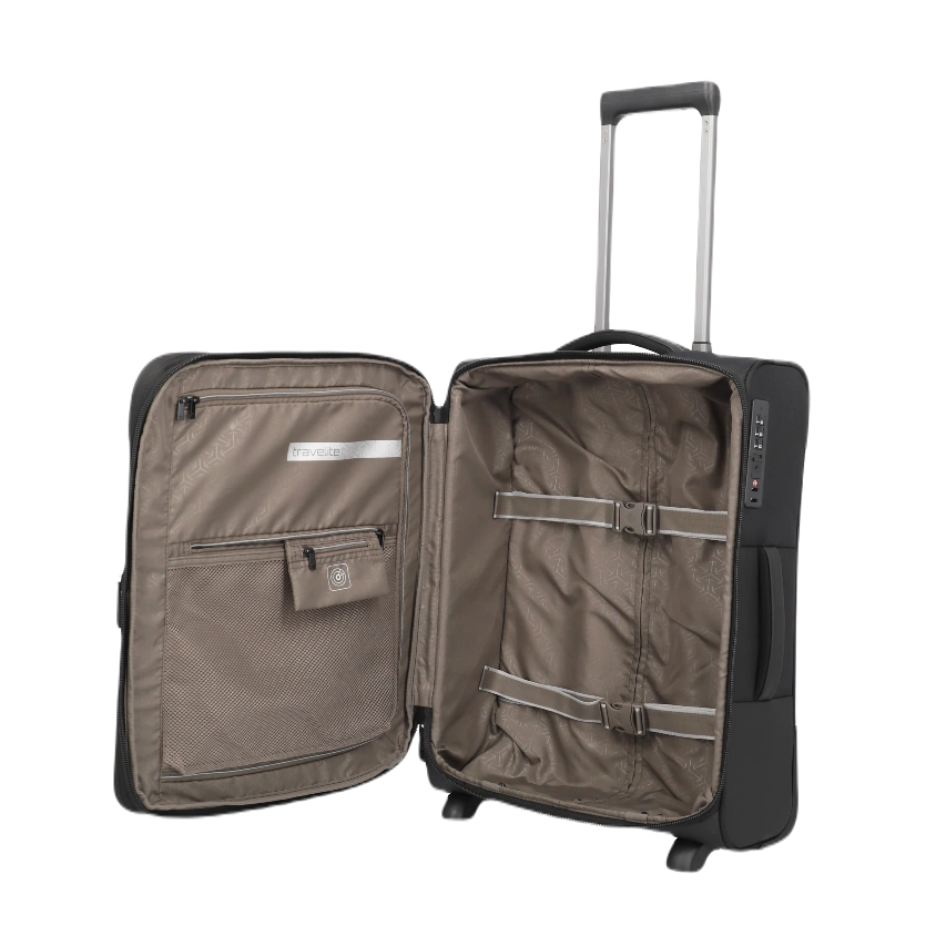 travelite croslite 2w trolley sort, åben