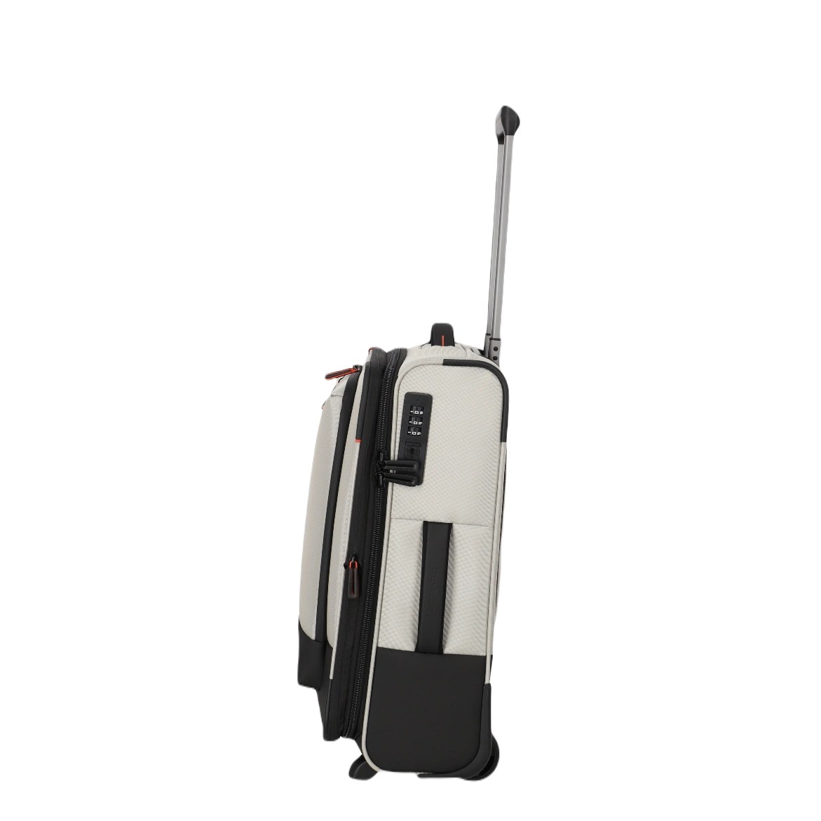 travelite crosslite 2W trolley, hvid sand, fra siden