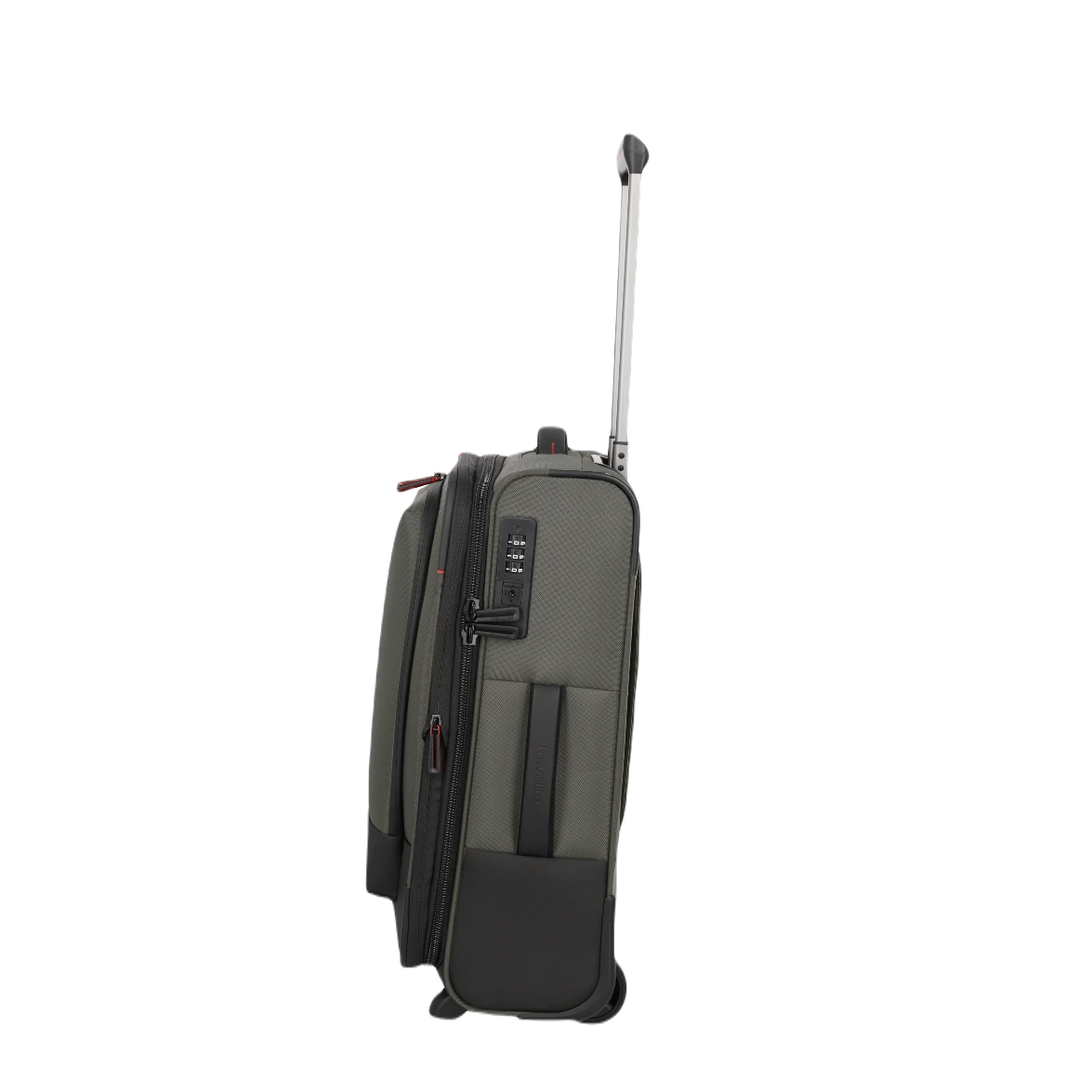travelite crosslite 2W trolley, oliven, fra siden