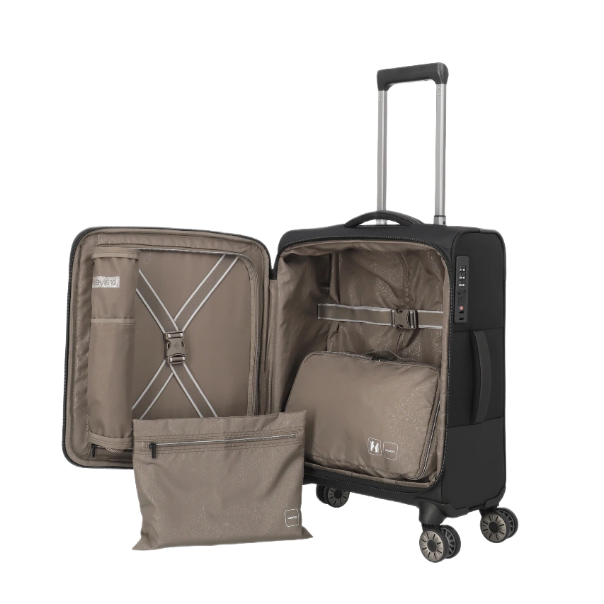 travelite crosslite 4 w kabinekuffert, med pakkeposer