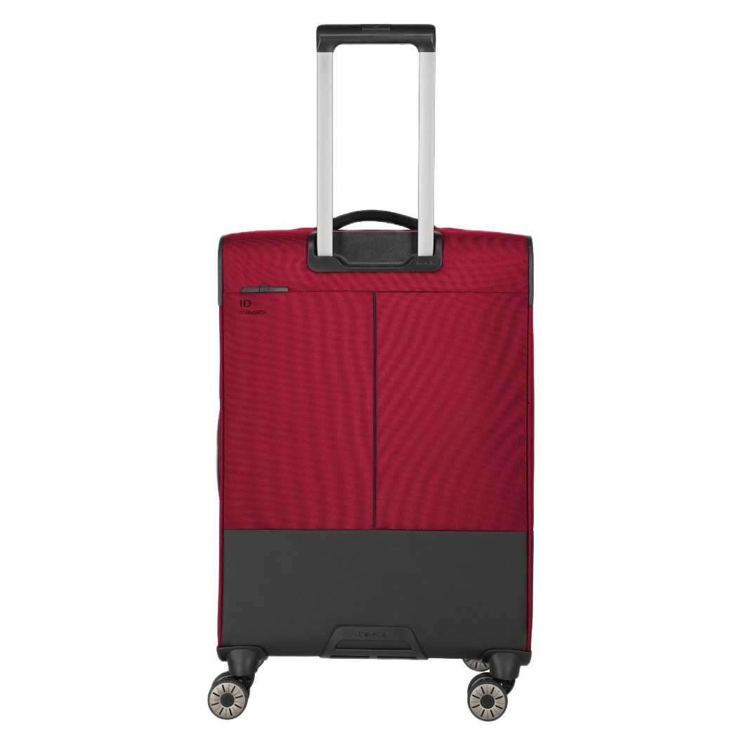 travelite Crosslite Medium kuffert, rød, bagfra