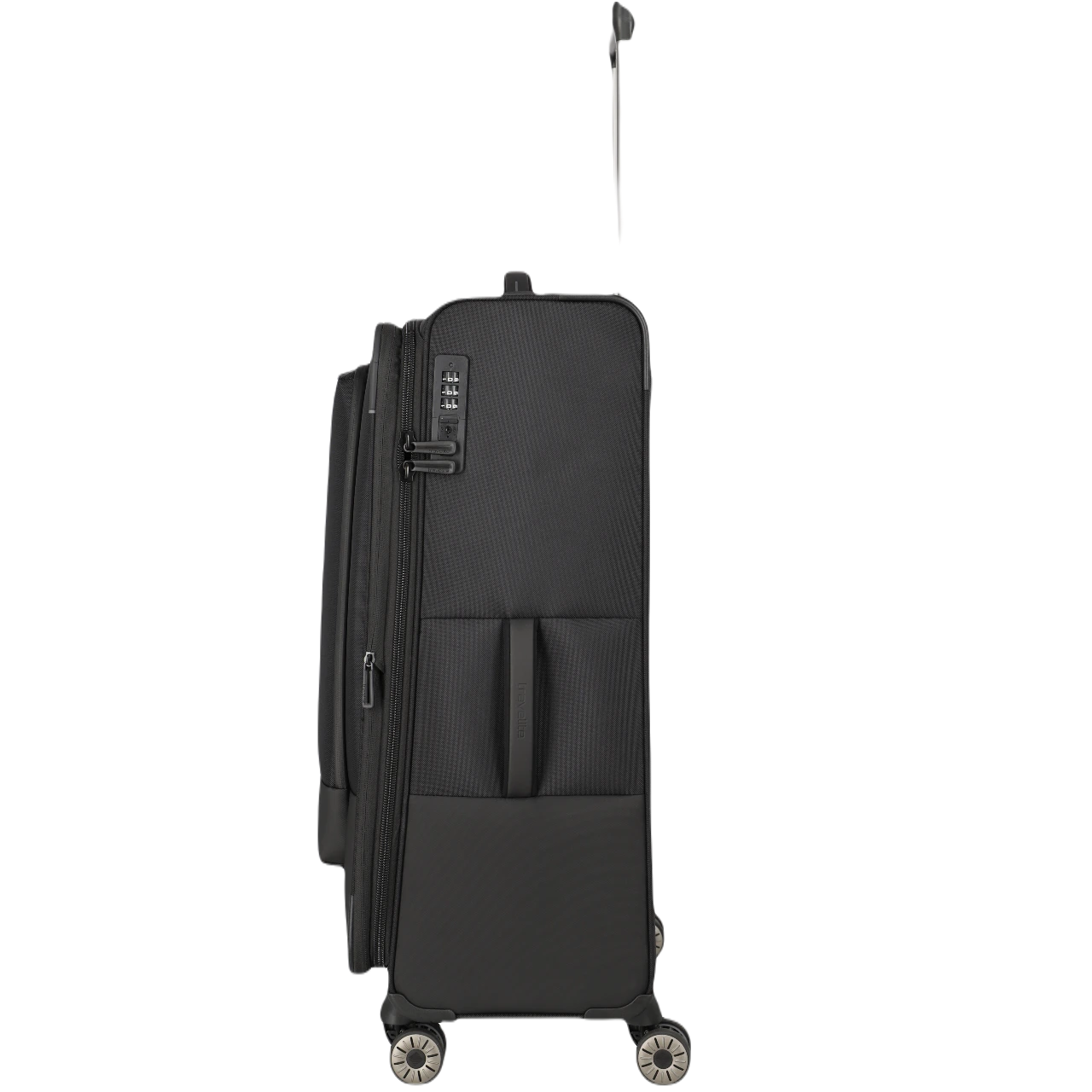 travelite stor crosslite kuffert sort, fra siden