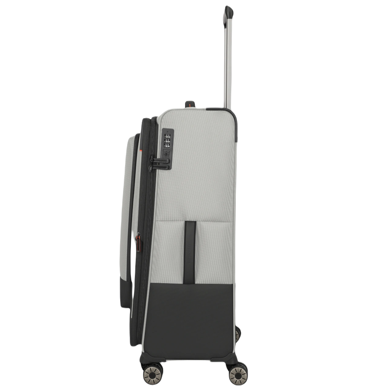 travelite crosslite stor kuffert, natur, fra siden