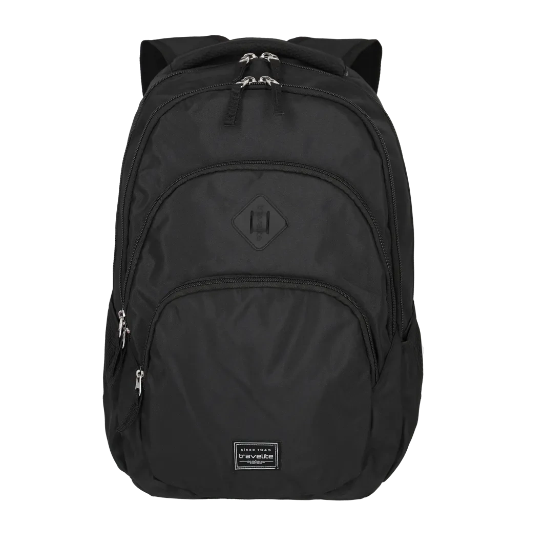 Travelite basics melange rygsæk sort