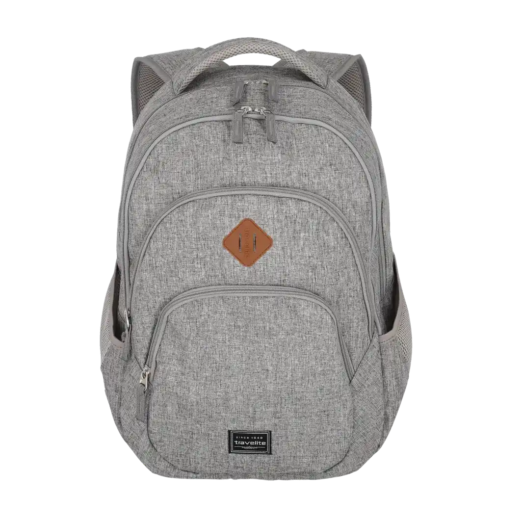 Travelite Basics Melange Rygsæk - Lysegrå