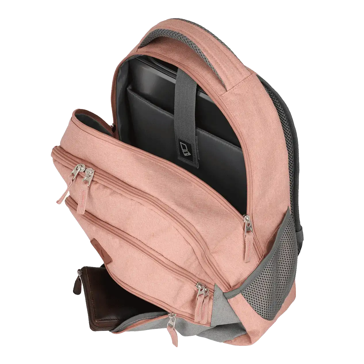 Travelite Basics Melange Rygsæk Lyserød/Grå