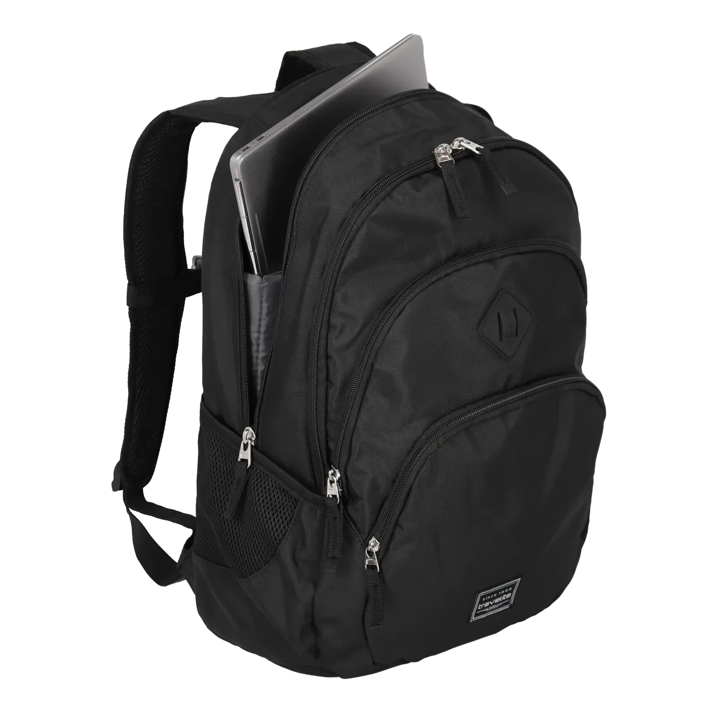 Travelite basics melange rygsæk sort