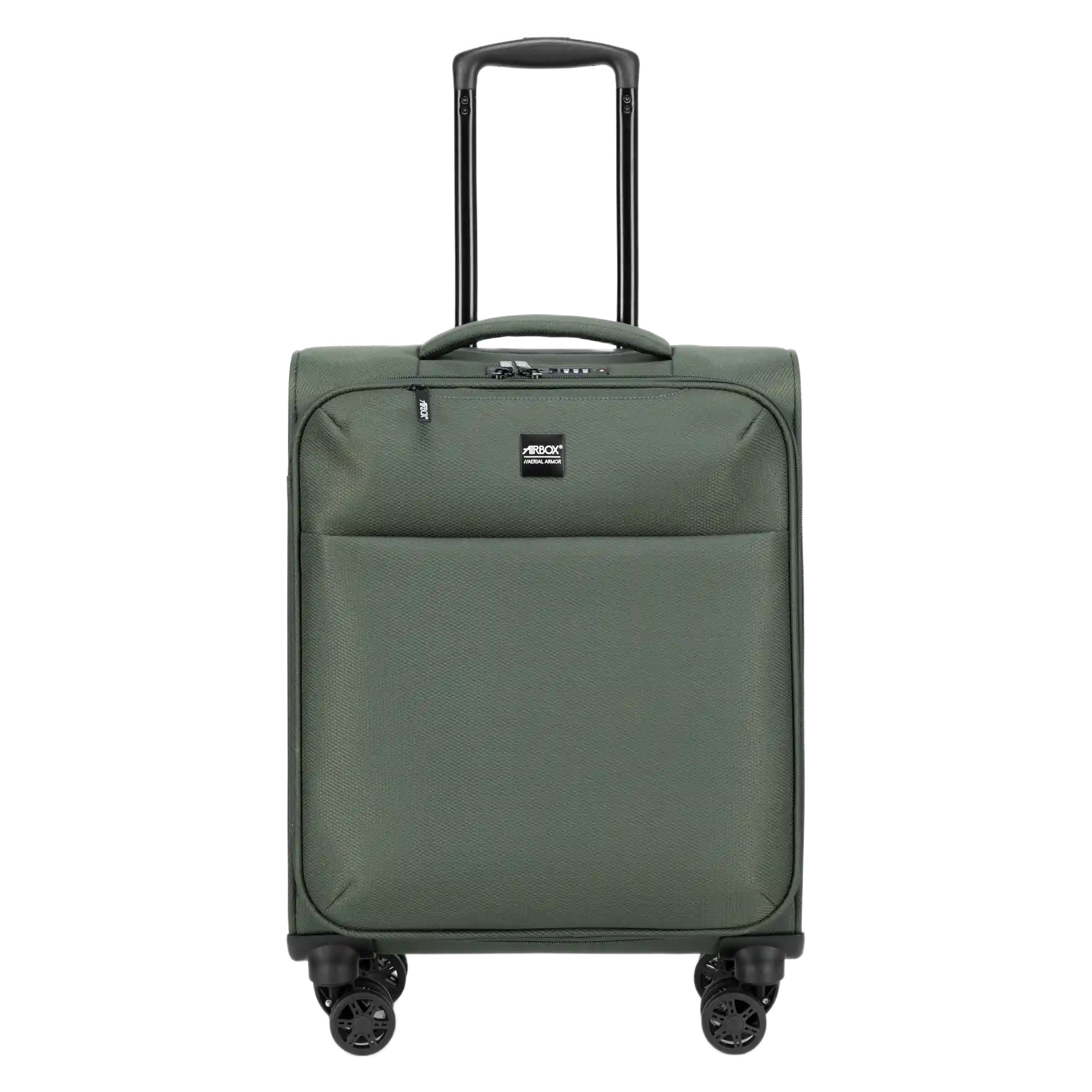 Airbox AS4 kabinekuffert , grøn, forfra