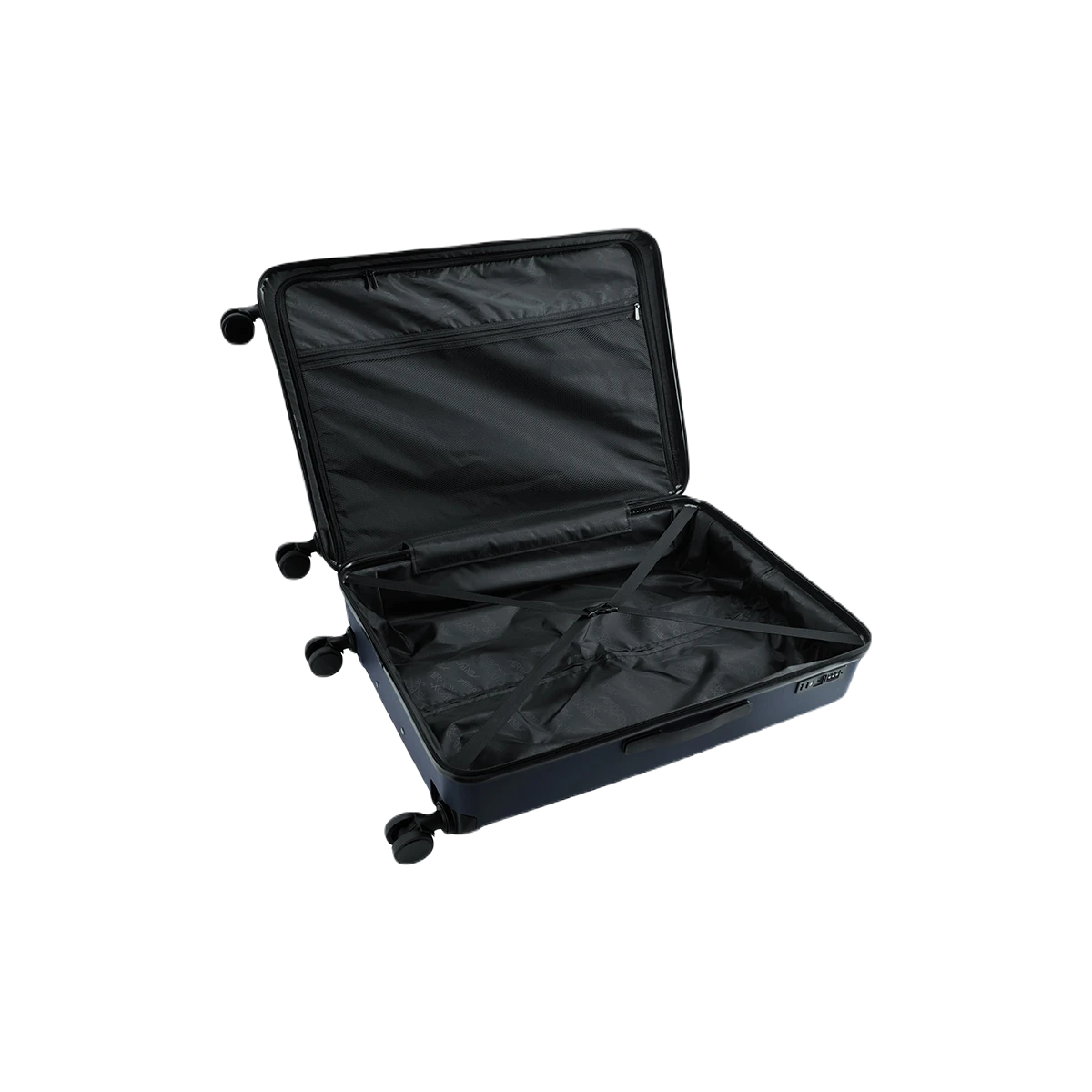 AIRBOX AZ13 stor kuffert marineblå, åben