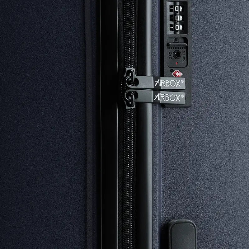 AIRBOX AZ13 stor kuffert marineblå,, lås