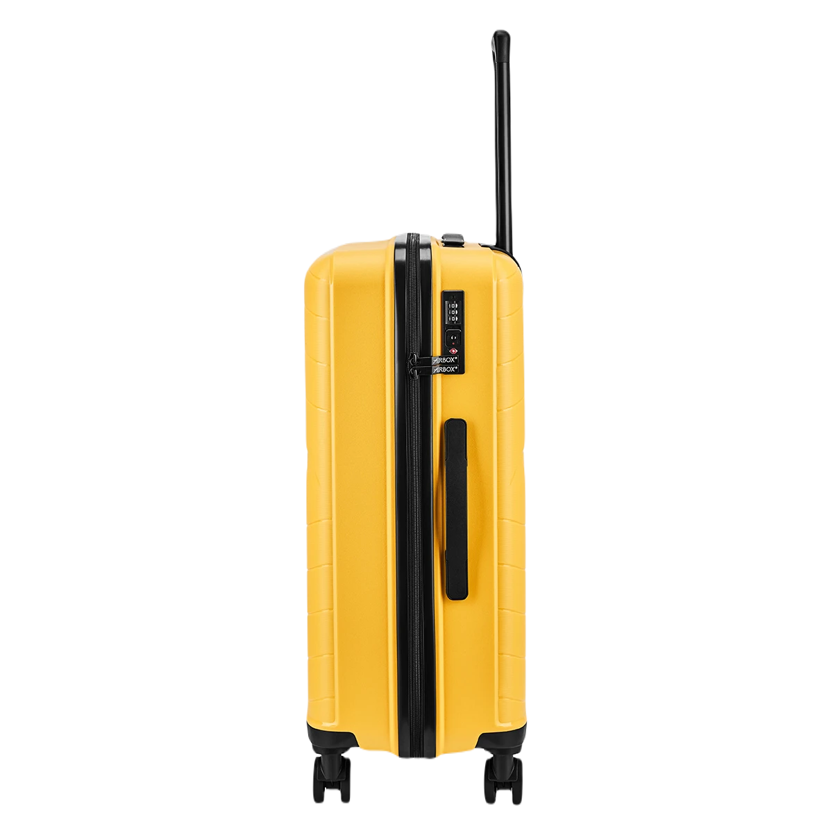 Airbox AZ13 kuffert medium gul, fra siden