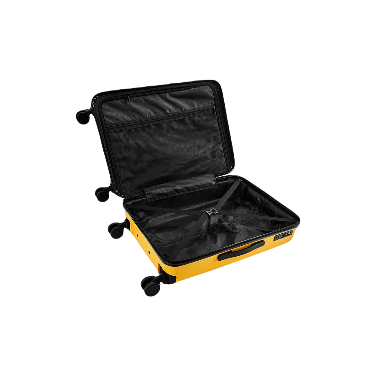 Airbox AZ13 kuffert medium gul, åben