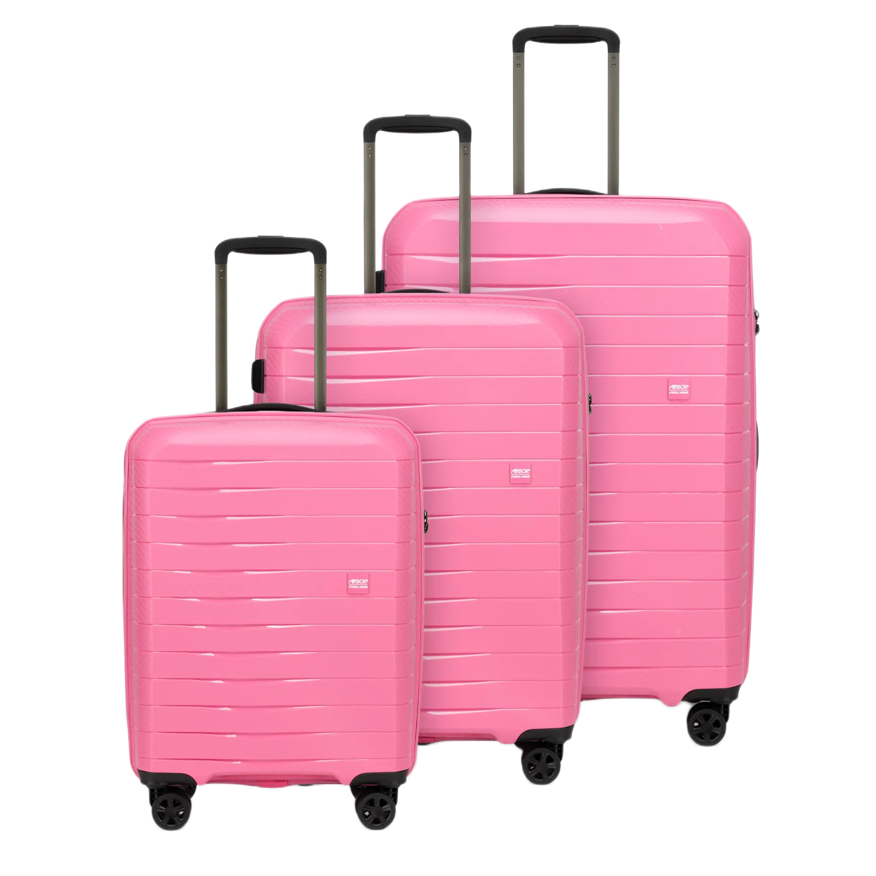 Airbox AZ18 kuffertsæt, metallic pink