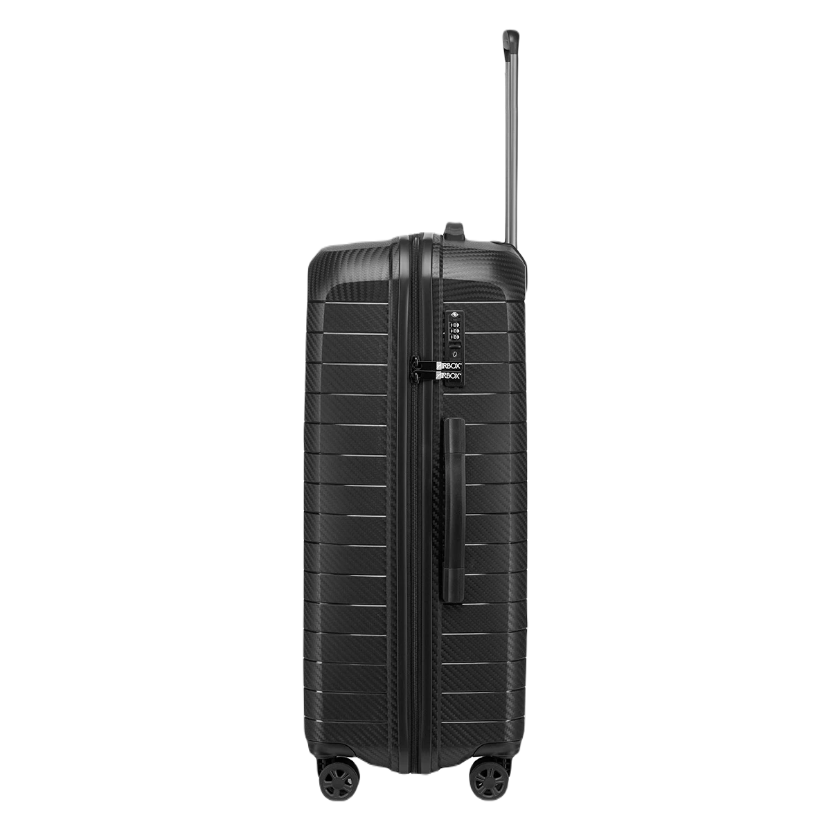 airbox az18 sort stor kuffert, fra siden