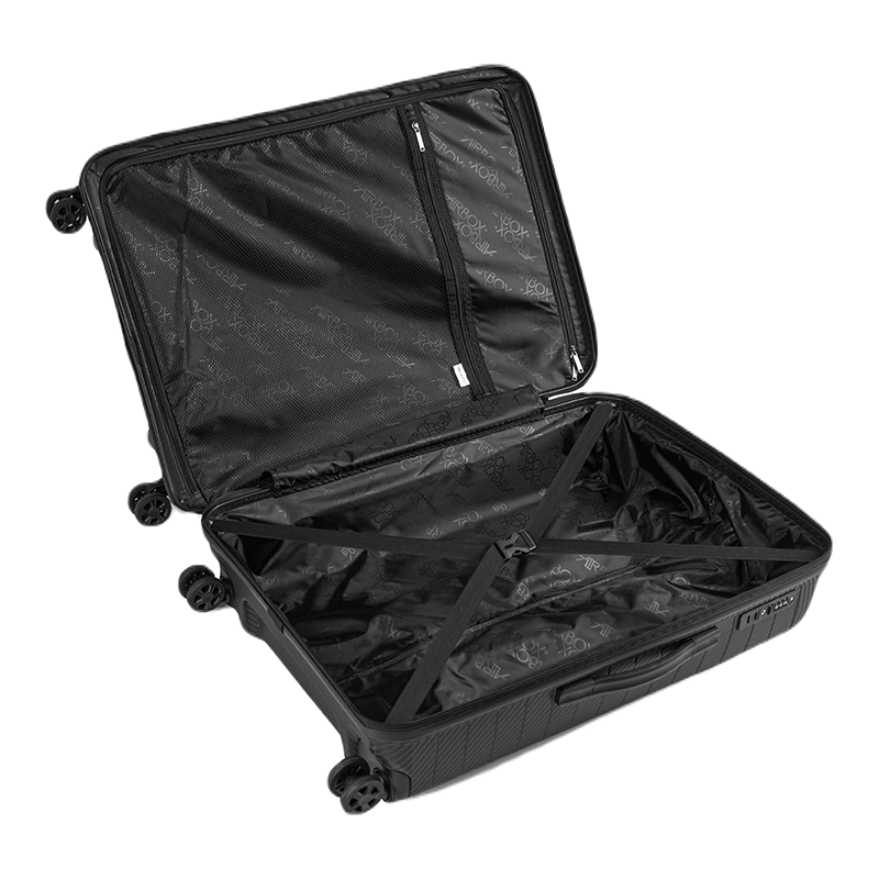 airbox az18 sort stor kuffert.åben