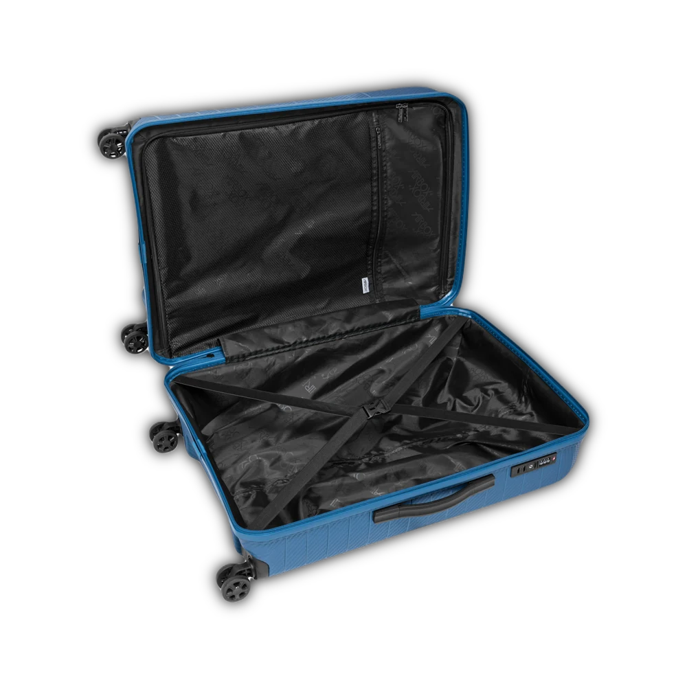 Airbox AZ18 kuffert 75 cm AquaNavy, åben