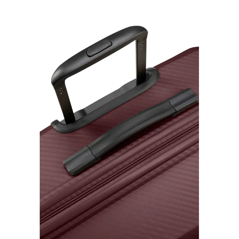 Airbox AZ18 Stor Kuffert, Cranberry Red, håndtag