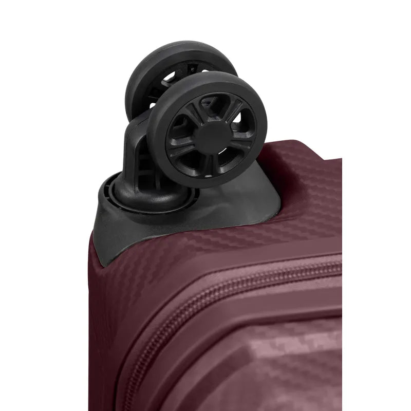 Airbox AZ18 Stor Kuffert, Cranberry Red, hjul