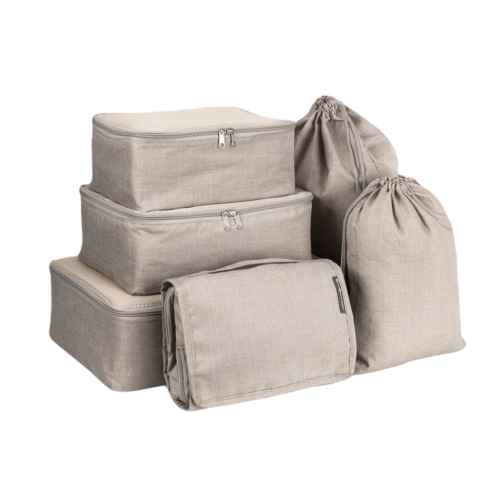 bigso box rejsesæt, beige