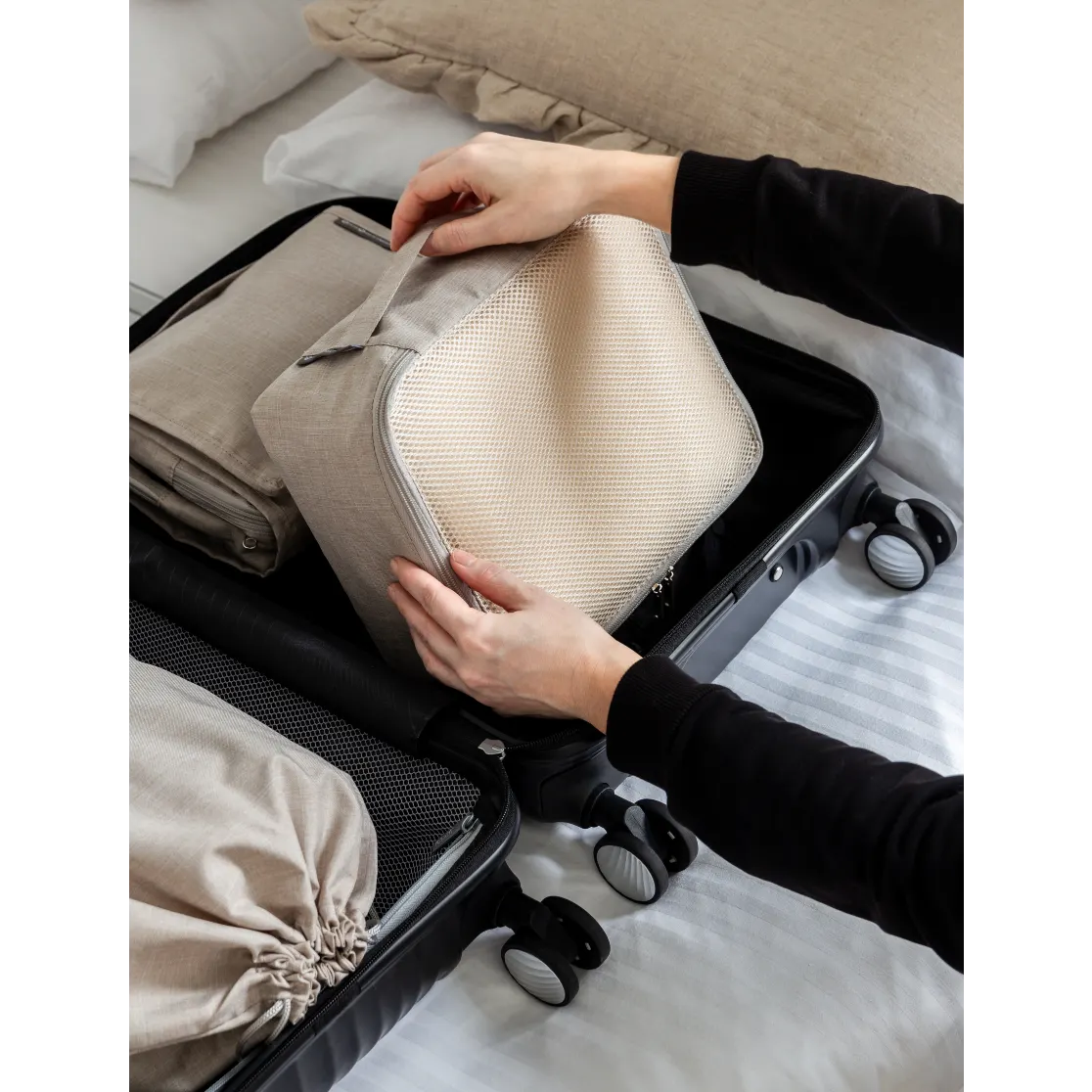 BigSoBox packing cube S, beige