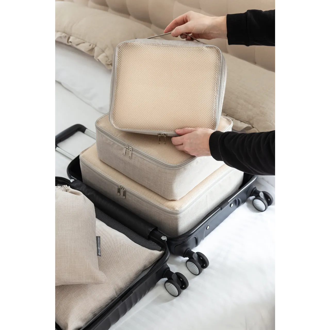 BigSoBox packing cube S, beige