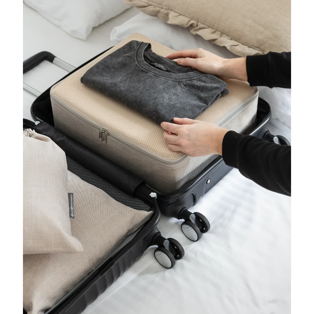 BigSo Box Packing Cube, L, beige