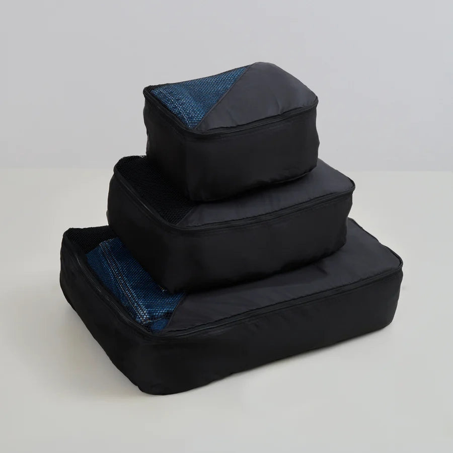 Day Re-Suitcase Packing Cubes, Sæt med 3 - Sort
