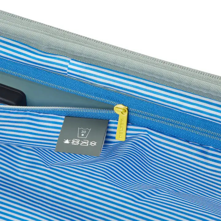 Delsey Lutece stor sage grøn kuffert, 76 cm, aftagbart for